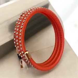 Marc‎ Jacobs Knockout Pink and Gold Women’s Studded Bracelet New One Size